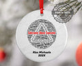 Substance Abuse Counselor Personalized Christmas Ornament