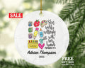 Daycare Teacher Christmas Tree Ornament Personalized - Custom  Best Daycare Montessori Teacher Child Care Babysitter Big Sister Gift, #1