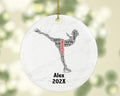 Personalized Ice Skating Christmas Ornament – Custom Skater Gift – Figure Skating Ornament – Winter Sports Holiday Keepsake