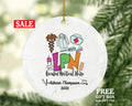 Licensed Practical Nurse LPN Christmas Ornament Personalized - Nurse Health Worker Gift from Patient for Nurse Custom Medical