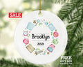 First Year of School New Student Ornament, Student Personalized Christmas Gift Custom Back to School Preschool- PreK Kindergarten 1st Grade