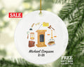 Lawyer Attorney at Law Judge Christmas Ornament Personalized , Custom Lawyer Gift