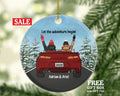 Car Driving Friends Christmas Ornament - Traveled Together First Trip Female Girl Soul Sisters Personalized New Car Gift for Convertible