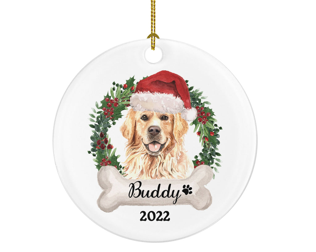 Dog Personalized Christmas Ornament Custom Pet Lover Owner Gift Fur Holiday Ornament Rescue