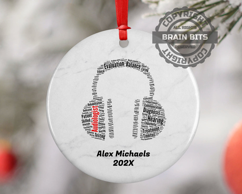 Audiologist Personalized Christmas Ornament