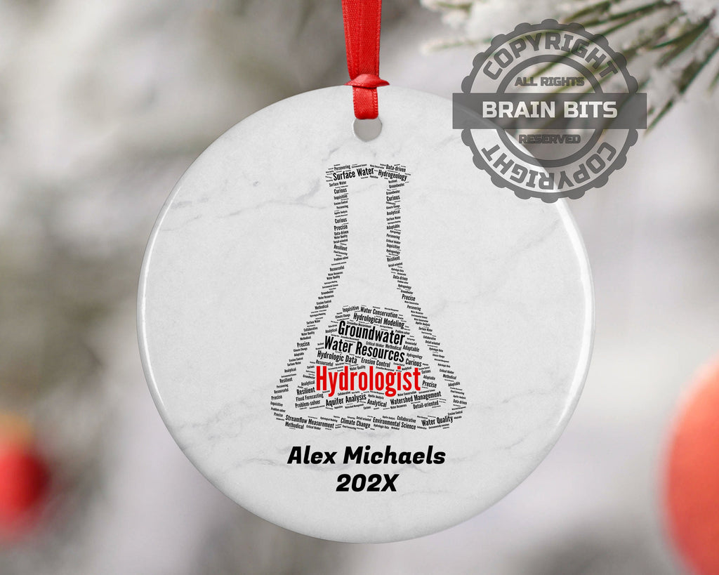 Hydrologist Personalized Christmas Ornament