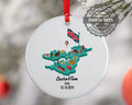 UK England Cultural Map, Ornament, Engagement, Married, Travel, Gift for Engaged Couple, Engagement Gift, Trip, Vacation Souvenir
