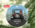 Car Driving Friends Christmas Ornament - Traveled Together First Trip Male Boy Personalized New Car Gift for SUV Adventure