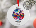 Boston Ornament, Engagement, Married, Travel, Gift for Engaged Couple, Engagement Gift, Trip, Vacation Souvenir