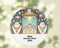 Personalized Jewelry Store Ornament – Custom Jeweler Gift – Boutique Jewelry Business Ornament with Name and Year