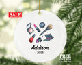 Beautician Makeup Artist Nail Polish Cosmetics Christmas Ornament Personalized - Make up Lover Beauty School hairdresser Salon Owner Stylist