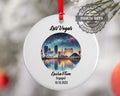 Las Vegas Ornament, Engagement, Married, Travel, Gift for Engaged Couple, Engagement Gift, Trip, Vacation Souvenir