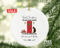 New Home with Dog Cat Pet Christmas Ornament House Door Custom Lover Personalized Owner Rescue Rabbit Horse Pig Bird Cow Otter Hamster