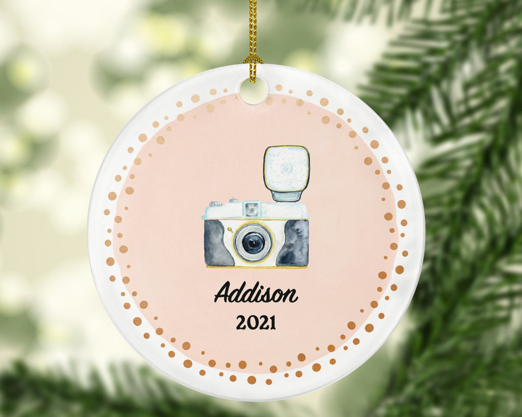 Photography Camera Photographer Ornament Personalized Wedding Gift Custom Shoot People