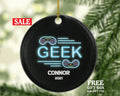 Geek Christmas Ornament Personalized