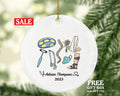 Orthopedic Surgeon Doctor Christmas Ornament Personalized - Orthopedic Surgery - Medical Dr Gift for MD - Custom Name Year