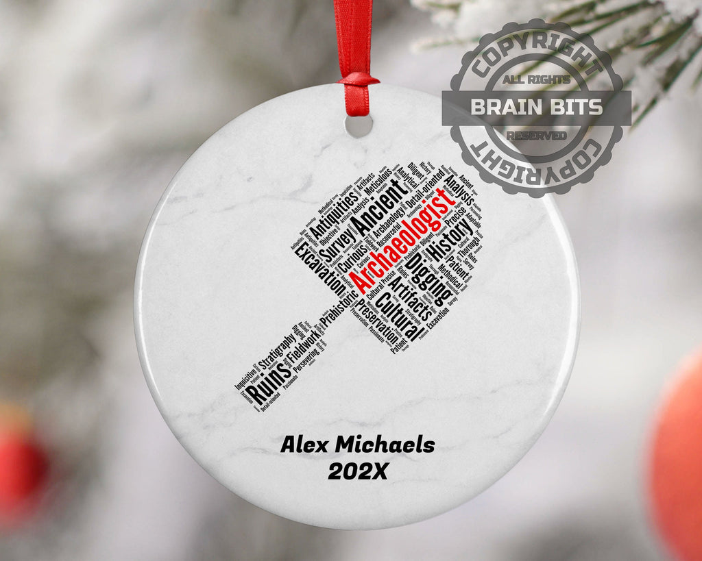 Archaeologist Personalized Christmas Ornament
