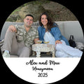Personalized Photo Ornament-Engagement, Marriage, Honeymoon, Vacation