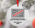 Market Researcher Personalized Christmas Ornament