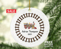Personalized Train Christmas Ornament - Train Toy Ornament - Steam Engine - Locomotive Gift For Kids