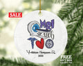 MRI Technologists, Tech Christmas Ornament Personalized - Magnetic Resonance Imaging Scanner MRI Tech Radiologic Scan Health Worker Gift