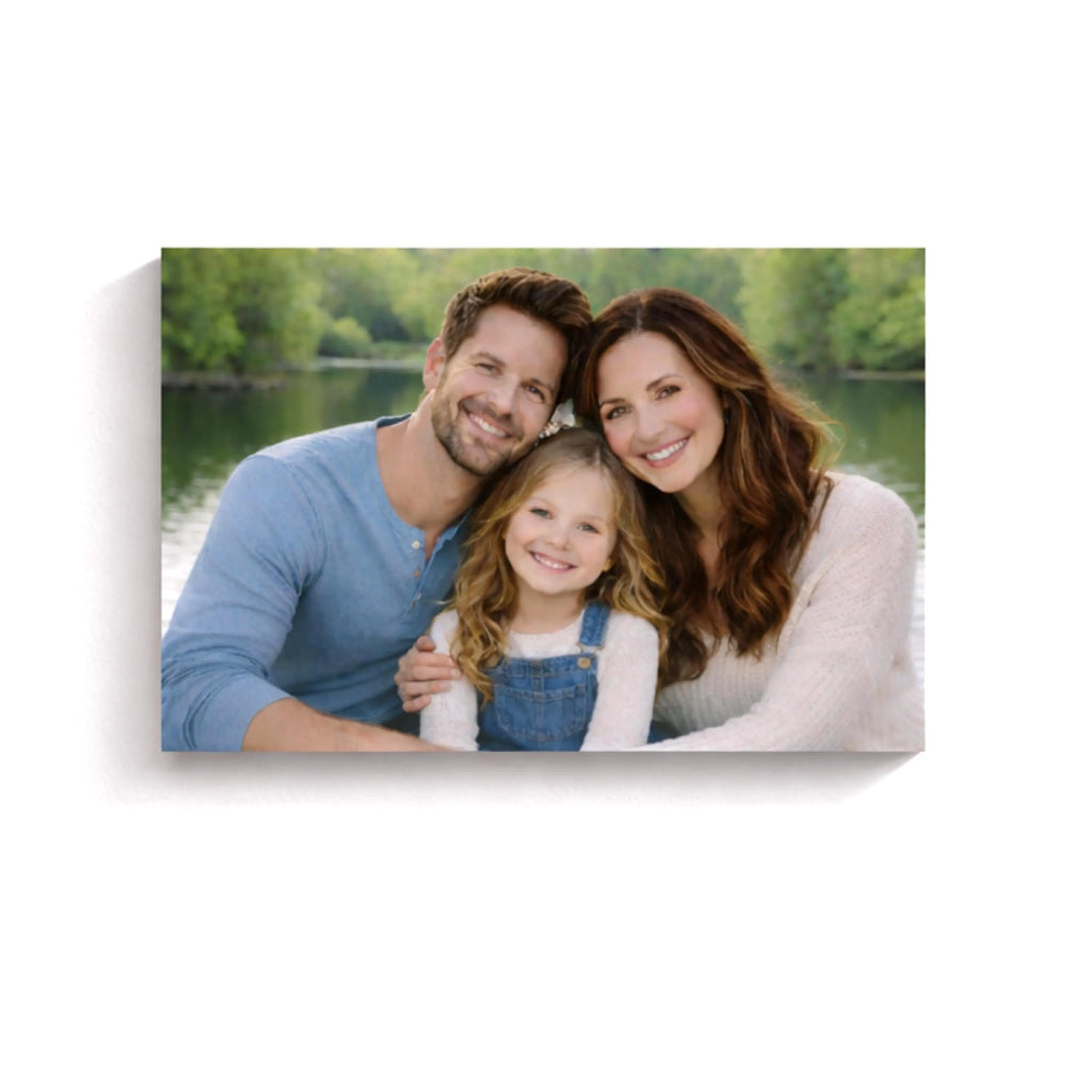 Personalized Couples, Families & Loved Ones Metal Photo Wall Art | Custom Metal Print | 8 Sizes Available