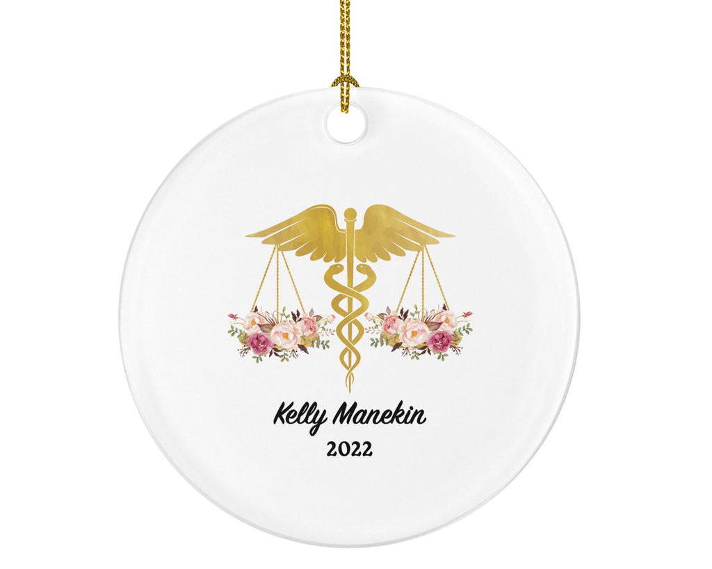 Personalized Medicolegal Christmas Ornament, Medical Jurisprudence Ornament, Custom Medical Law Christmas Gift, Attorney at Law, Judge