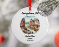 Georgetown Ornament, Engagement, Married, Travel, Gift for Engaged Couple, Engagement Gift, Trip, Vacation Souvenir