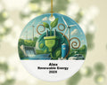 Personalized Renewable Energy Ornament – Solar, Wind & Eco Design – Custom Holiday Gift with Name