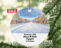 Kentucky Christmas Ornament Personalized - KY Engaged Married Family Together Couple Travel Honeymoon Engagement Marriage