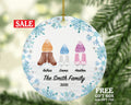 Ice Skating Christmas Family Married Engaged Couple Ornament - Figure Skater Personalized Gift Skate Lover Sports Activity Hobby Occupation
