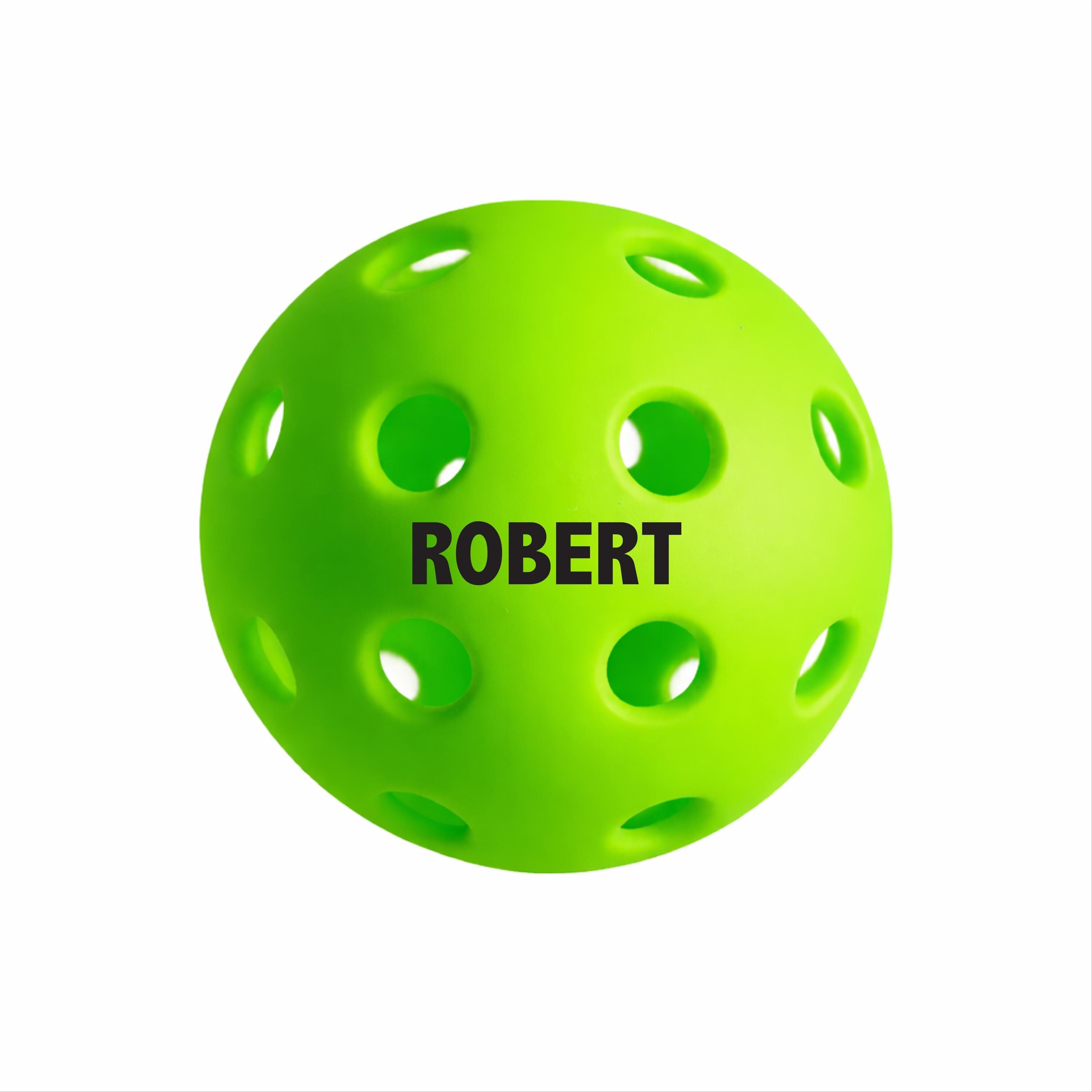 Personalized Pickleball Balls | UV Printed 40-Hole Design | Gift for Pickleball Players