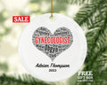 Gynecologist Christmas Ornament Personalized - OB-GYN Obgyn Obstetrician Gynecology - Nurse Midwife Doctor Medical Dr Gift for MD