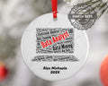 Data Analyst Personalized Christmas Ornament