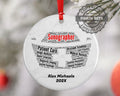 Sonographer Personalized Christmas Ornament