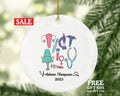 Obstetrician Gynecology Nurse Midwife Doctor Christmas Ornament Personalized - OB-GYN Obgyn Gynecologist - Medical Dr Gift for MD