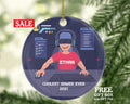 Personalized Playing Video Game Player Gamer Boy Game Christmas Ornament for Tree Gamer Boy Controller Addict