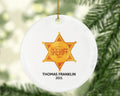 Sheriff Christmas Ornament Personalized - Sheriff Western Gift