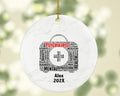 Personalized Psychiatrist Ornament – Mental Health Doctor Gift, Word Art Holiday Keepsake, Custom Medical Professional Ornament