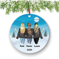 Soul Sisters Ornament: Personalized Christmas Keepsake for 3 Friends