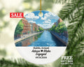 Dublin Christmas Ornament Personalized - Ireland Engaged Married Family Together Couple Travel Honeymoon Engagement Marriage