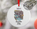 Budapest, Hungary, Ornament, Engagement, Married, Travel, Gift for Engaged Couple, Engagement Gift, Trip, Vacation Souvenir