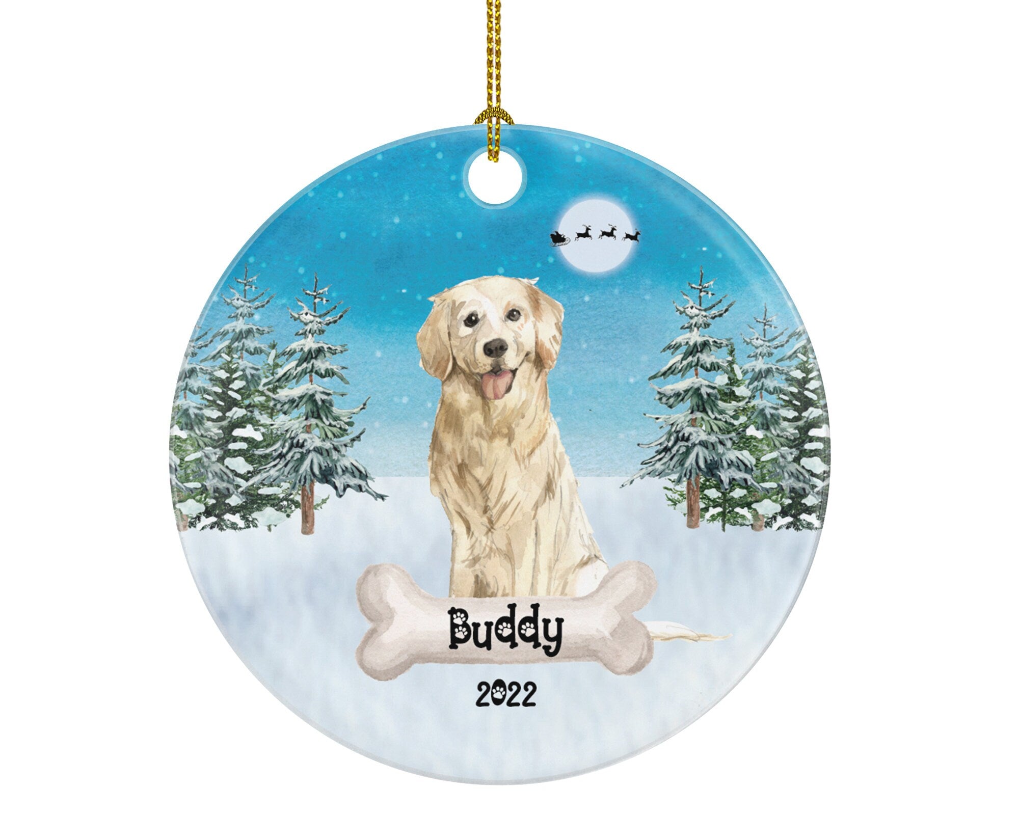 Dog Cat Personalized Christmas Ornament Custom Pet Lover Owner Gift Fur Holiday Ornament Rescue