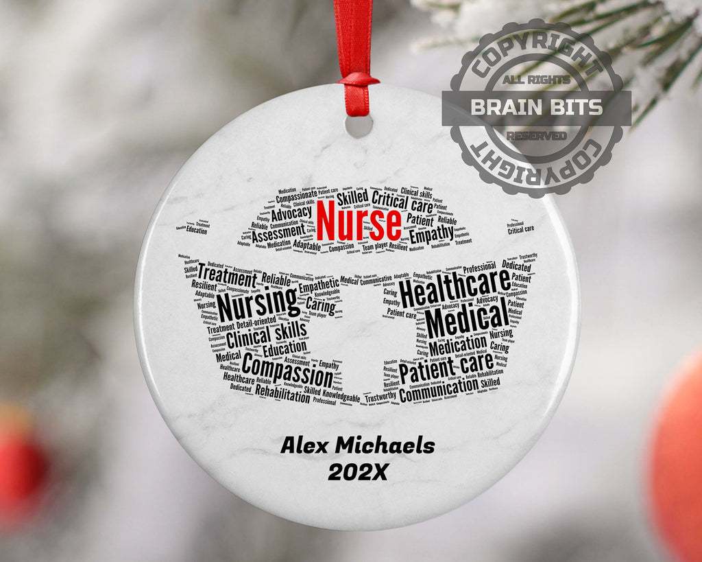 Nurse Personalized Christmas Ornament