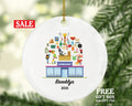 Supermarket Worker, Cashier, Owner Christmas ornament Personalized - Gift For Front Line Hero Essential Worker In Grocery Store, Custom Name