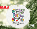 Pre-K Teacher Ornament Personalized - Teaching Custom Gift from Student Appreciation Mr Mrs School Graduate Graduation