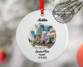 Austin Downtown Ornament, Engagement, Married, Travel, Gift for Engaged Couple, Engagement Gift, Trip, Vacation Souvenir