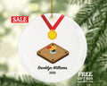 Carom Player Christmas Custom Ornament, Enthusiast, Board Games Personalized
