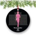 Personalized Nurse Medical Doctor Scrub Christmas Ornament Therapist Physician Orthopedist Pandemic Quarantine Covid Coronavirus MD Custom