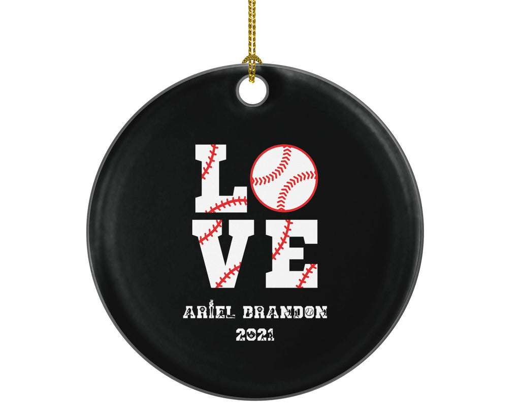 Personalized Baseball Christmas Ornament - Baseball Player Gamer Lover Sports Hobby Occupation Custom Gift Play Game